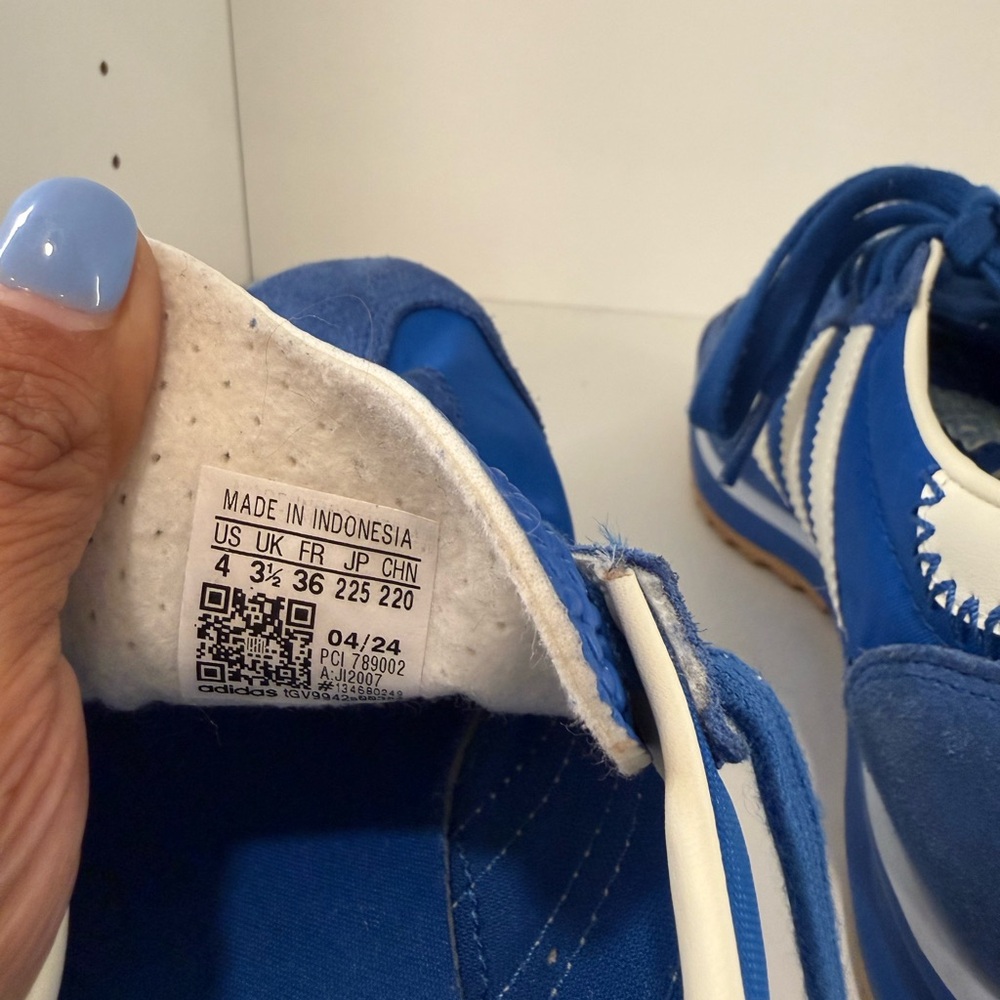 adidas SL '72 Royal Blue and White Runner - Picture 7 of 8